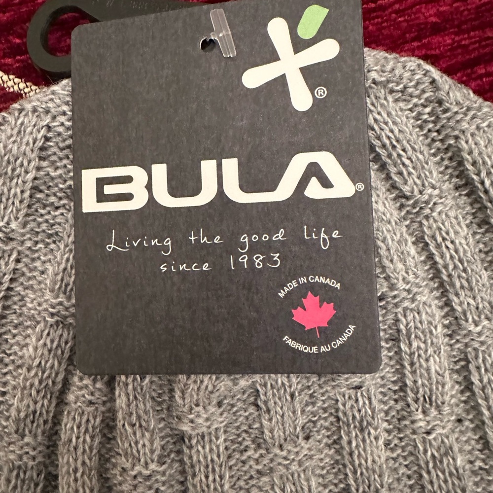 NWT Bula Gray Beanie Hat - Picture 5 of 8